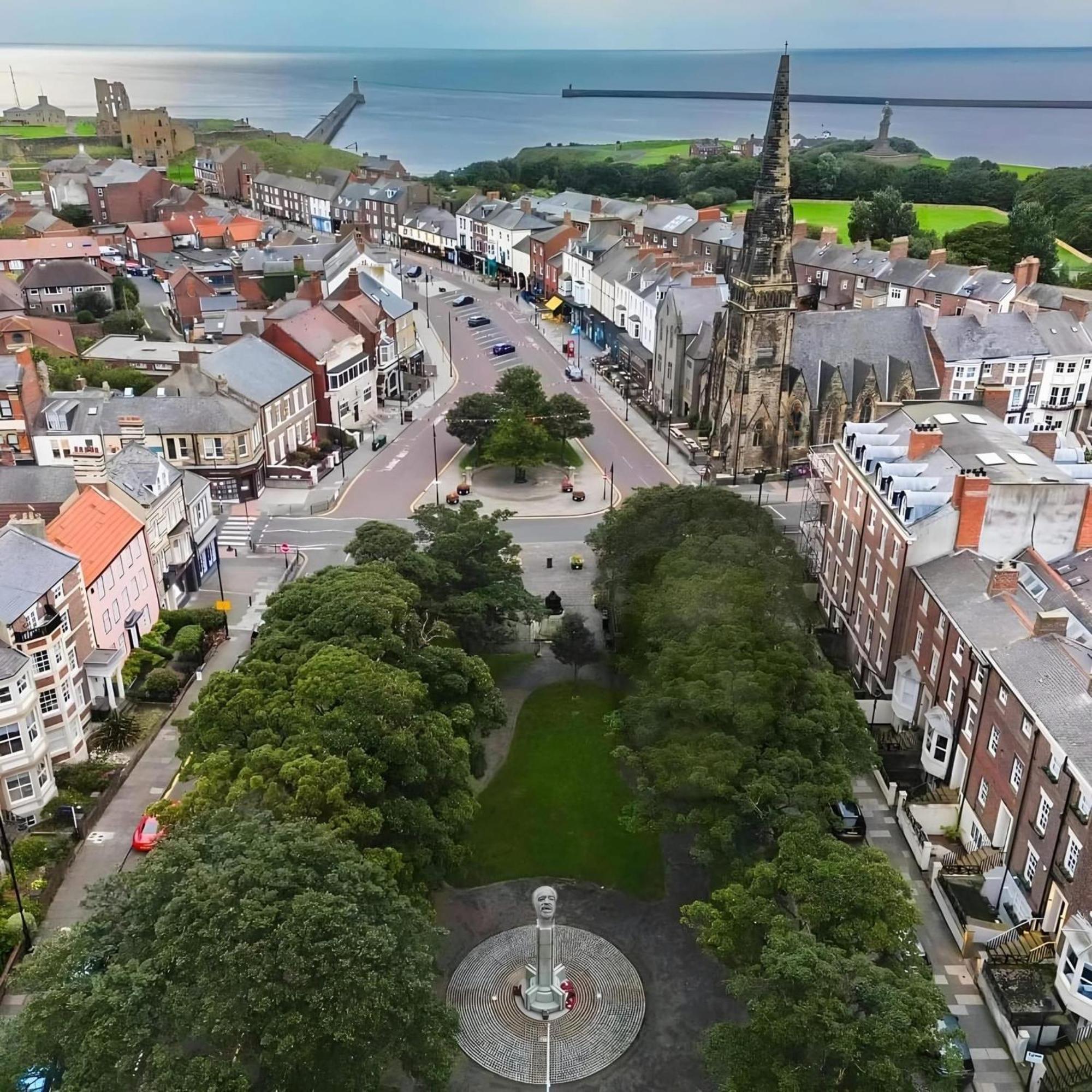 Rockcliffe Retreat, Stylish Coastal Apartment Whitley Bay Bagian luar foto